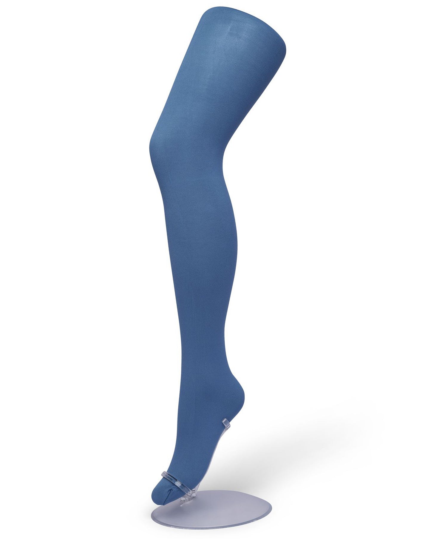 Bonnie Doon BN161912 Comfort Tights XXL - Washed Pale Denim Blue (china blue) 70 denier soft opaque plus size tights with an extra panel in the body, extra deep waistband and flat seams.