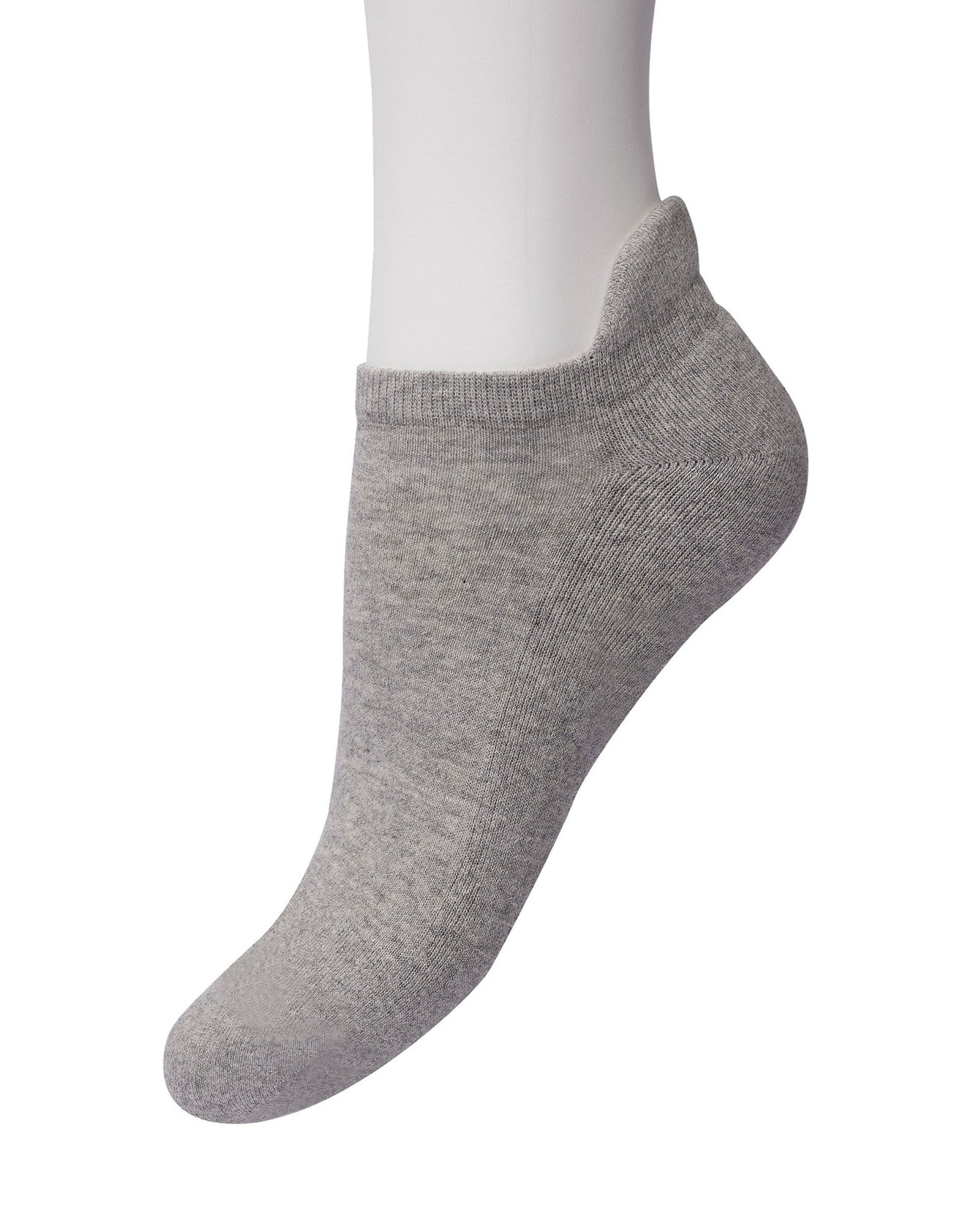 Bonnie Doon - BE631050 Cushion Short Sock - light grey low ankle cotton sports sock