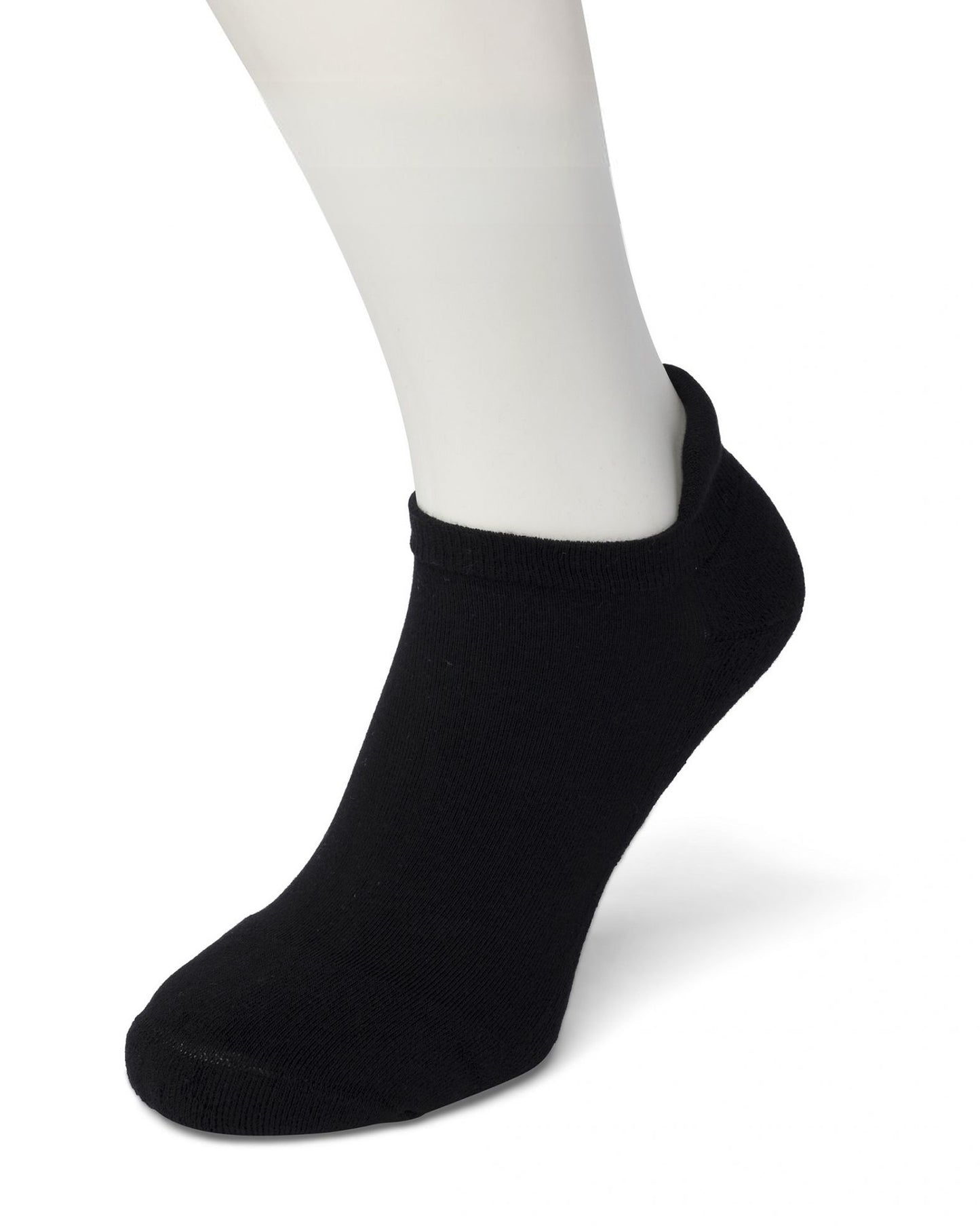 Bonnie Doon - BE631050 Cushion Short Sock - black low ankle cotton sports sock
