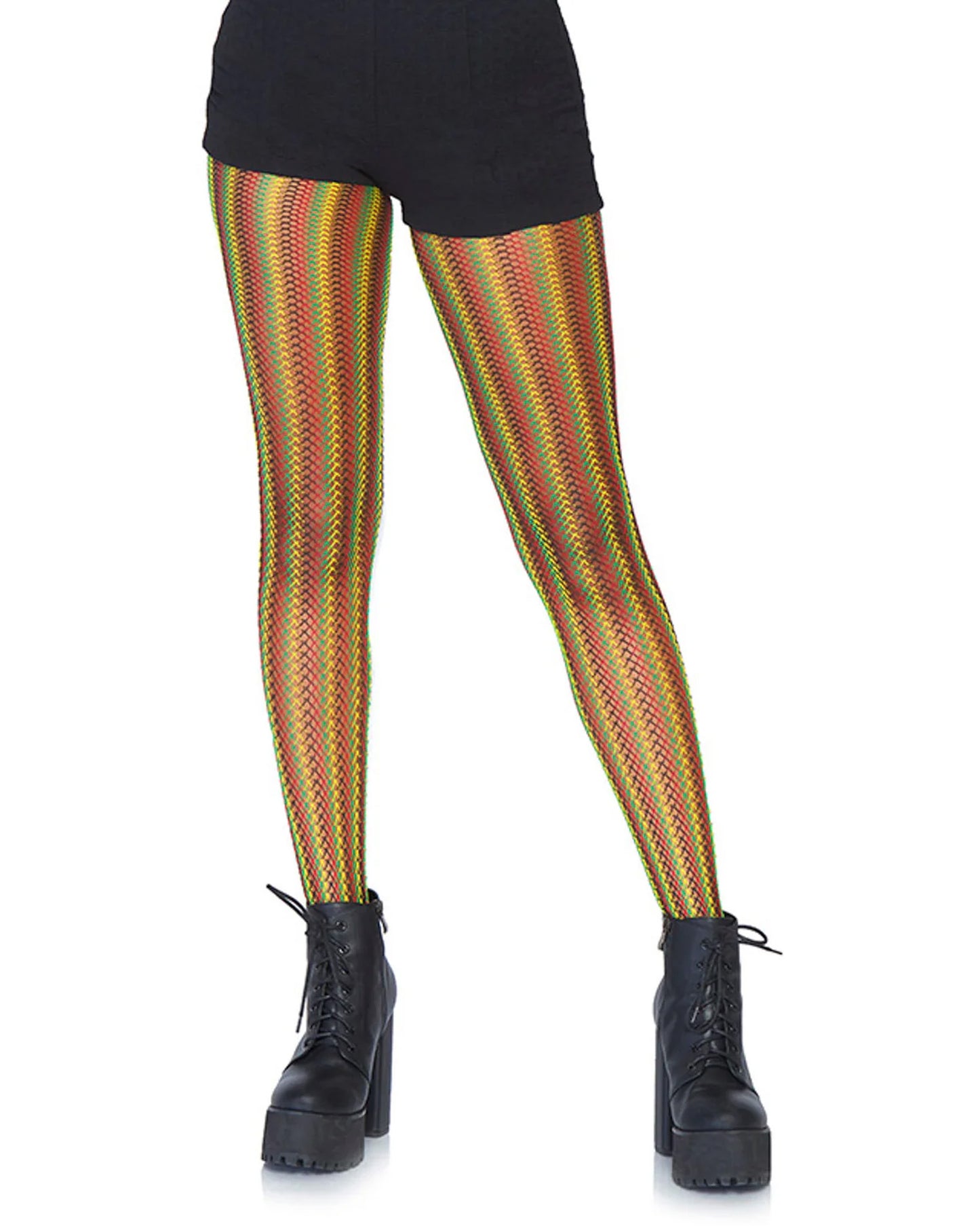 Rasta Striped Fishnets