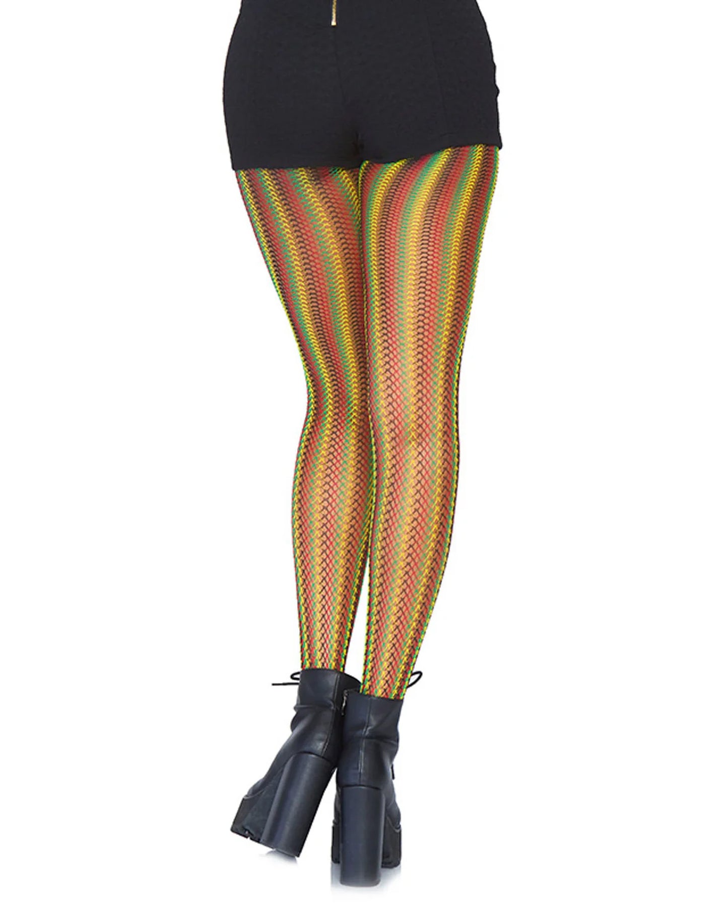Rasta Striped Fishnets