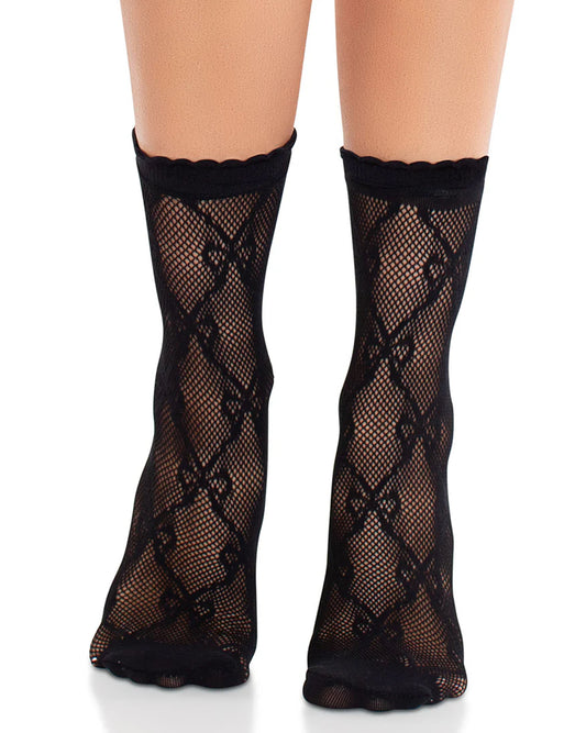 Bow Net Socks