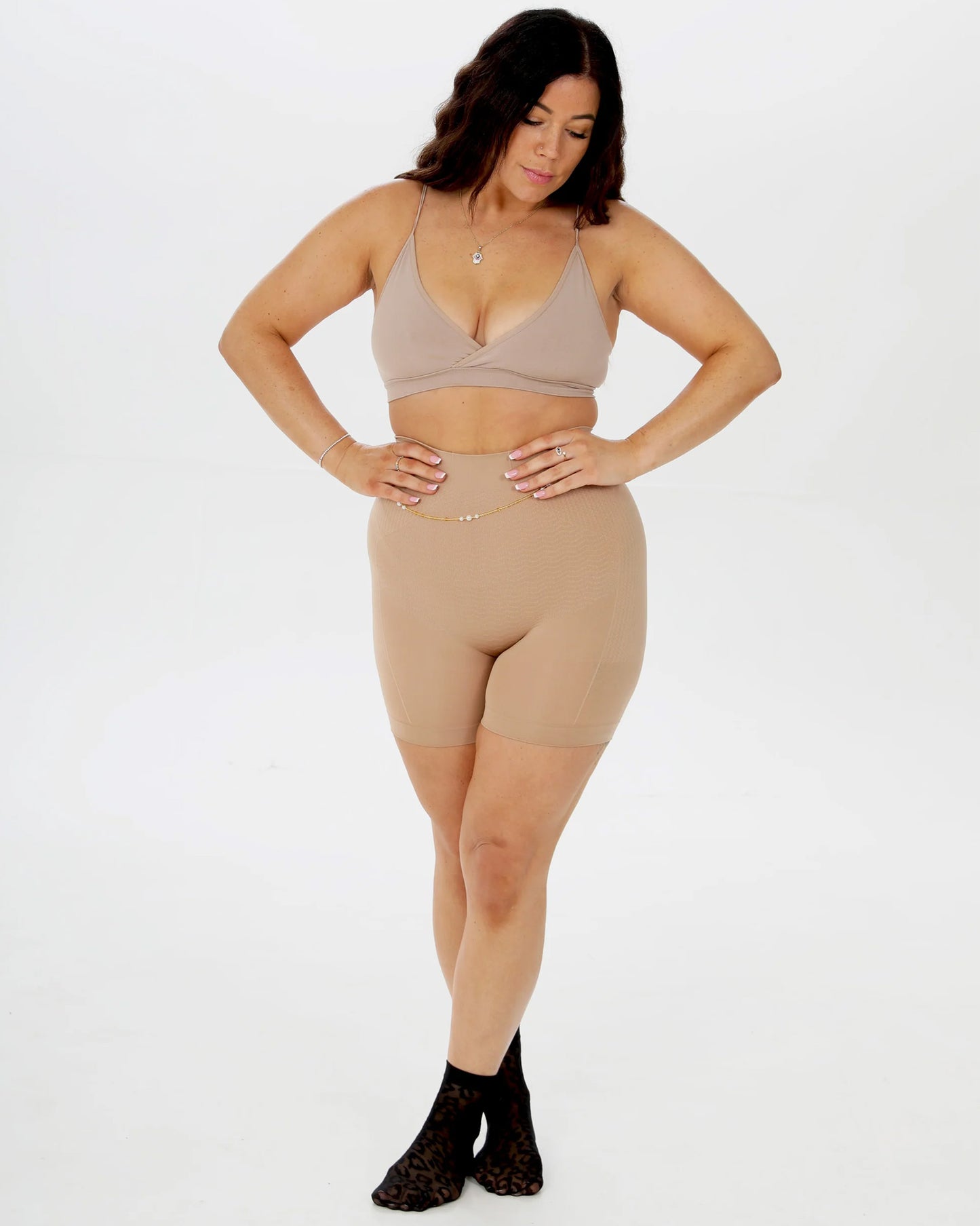 Pamela Mann Shapewear Shorts - High-waisted shapewear shorts that smooth, sculpt and support with seamless 3D-knit that offers comfort, tummy control and a flattering push-up, bum-lift effect.