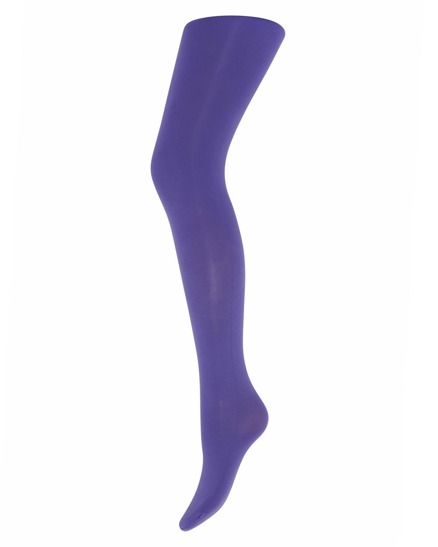 Sneaky Fox Ingrid Recycled Tights - 60 den sustainable eco coloured opaque tights in dark purple (ultra violet)