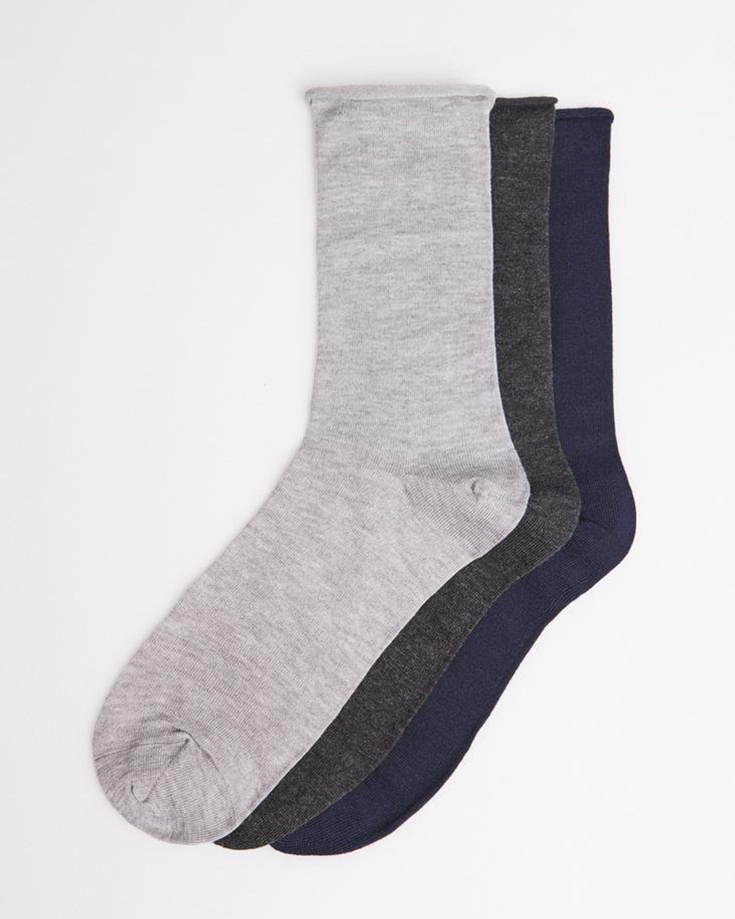 Ysabel Mora Bambu Sin Puno - No cuff soft roll top bamboo ankle socks, breathable and cool in the Summer, warm in the Winter