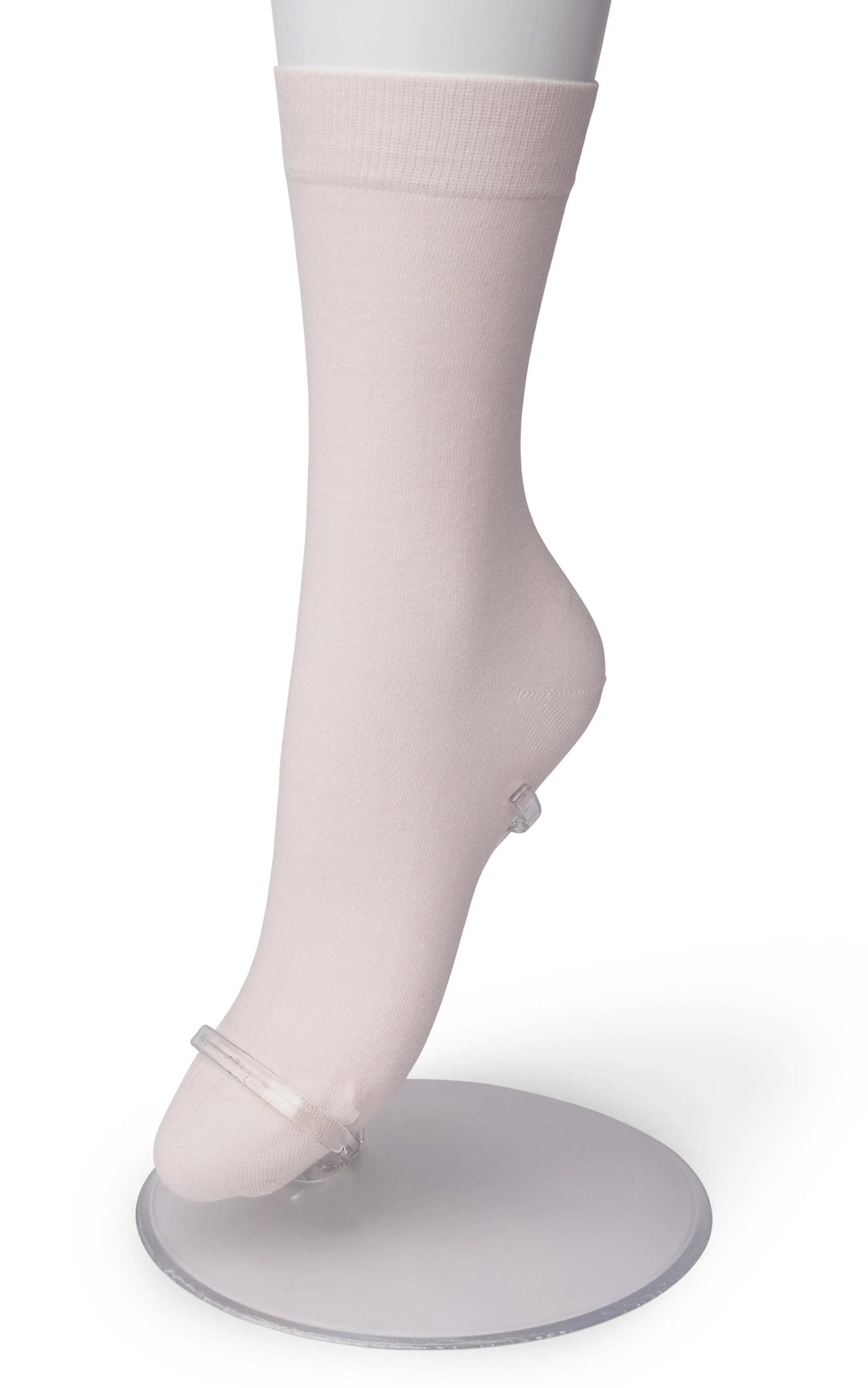 Bonnie Doon 83422 Cotton Sock - pale light baby pink (powder blush) ankle socks available in women sizes