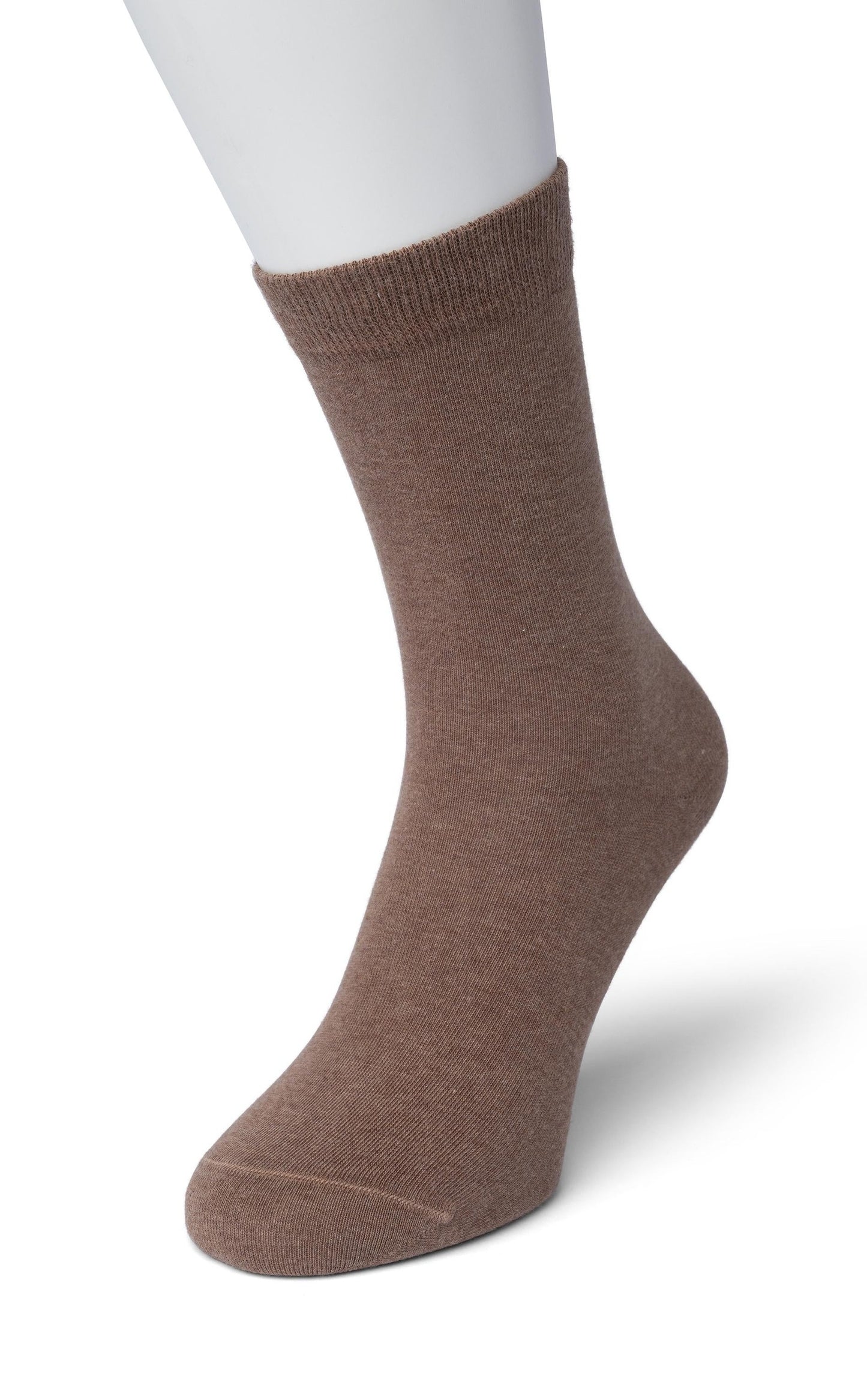 Bonnie Doon 83422 / BD632401 Cotton Sock - Light Brown/Hazelnut ankle socks available in men and women sizes