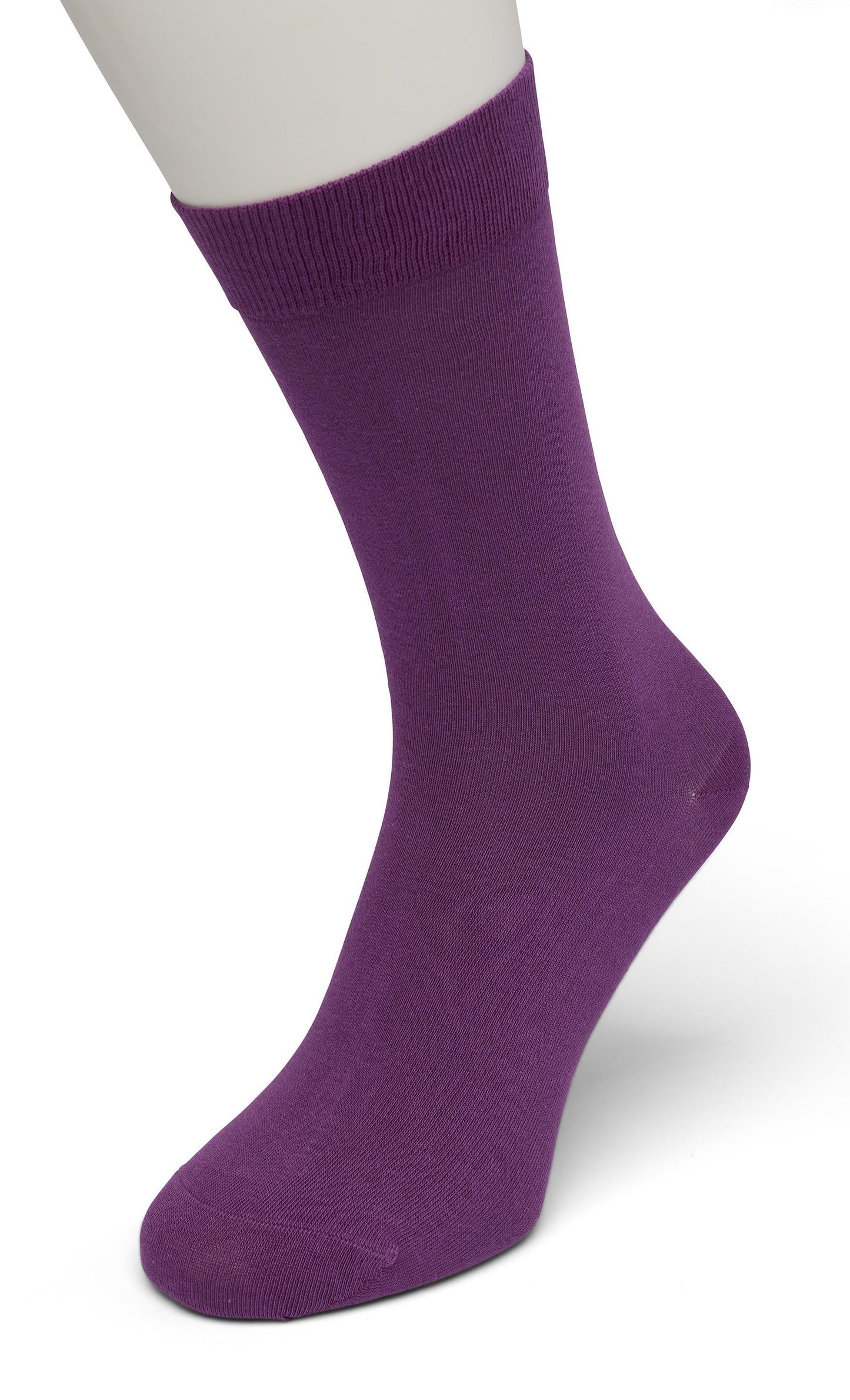 Bonnie Doon 83422 / BD632401 Cotton Sock -  Purple (concord grape) ankle socks available in men and women sizes