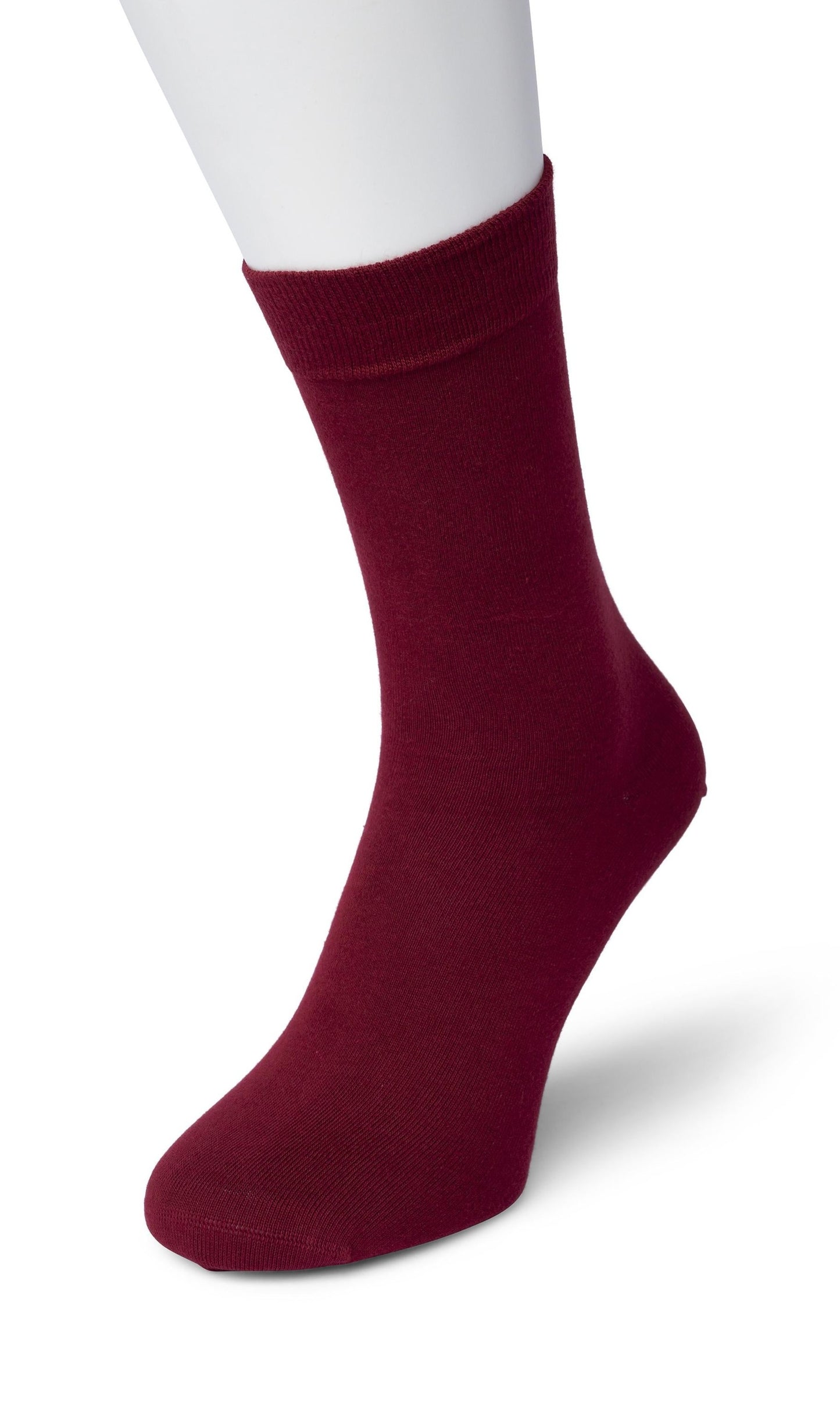 Bonnie Doon 83422 / BD632401 Cotton Sock -  Maroon / bordeaux ankle socks available in men and women sizes