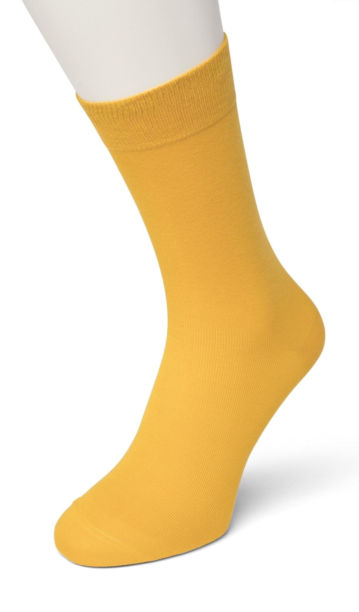 Bonnie Doon 83422 / BD632401 Cotton Sock -  Mustard (egg) ankle socks available in men and women sizes