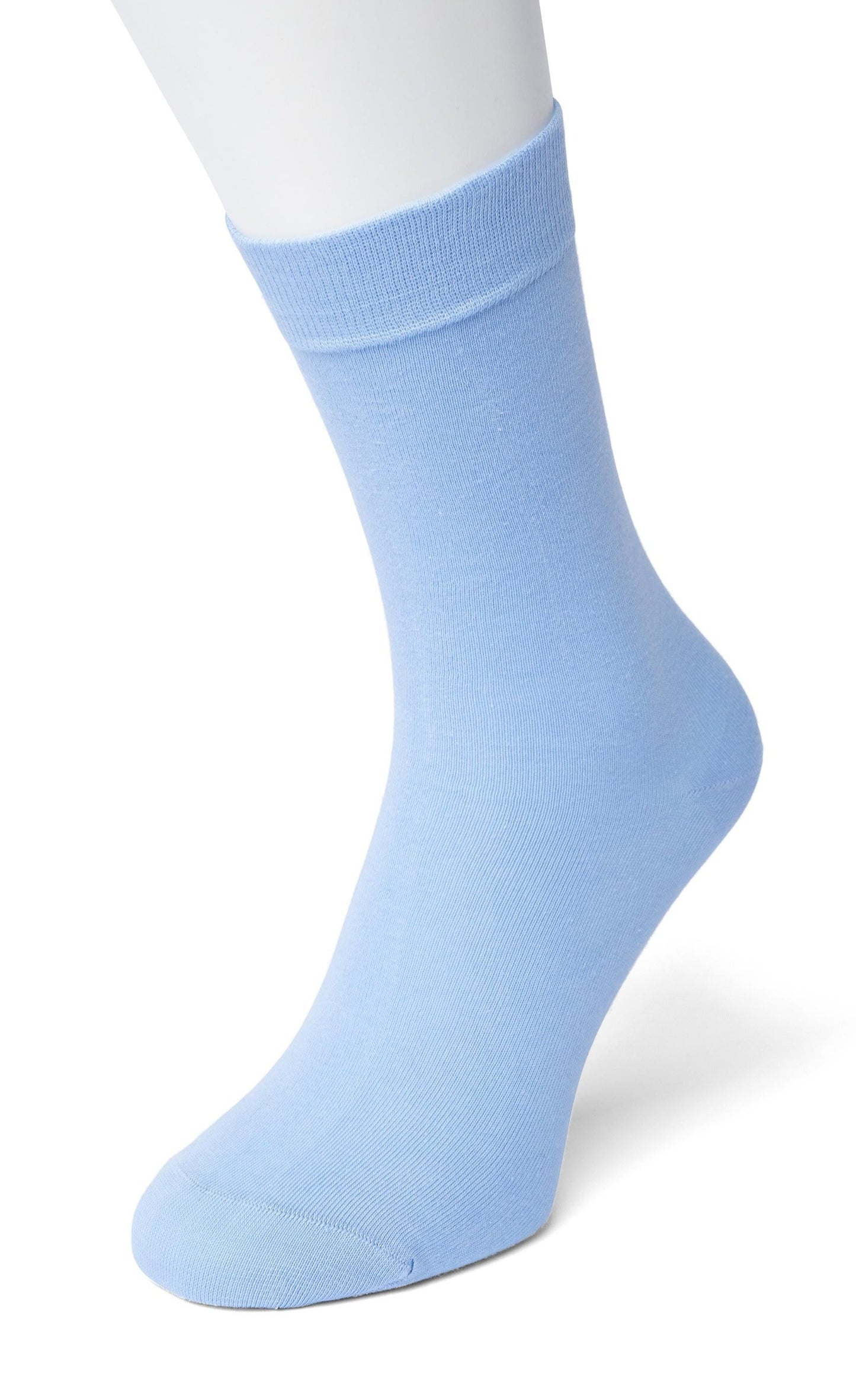 Bonnie Doon 83422 Cotton Sock - Light pastel blue ankle socks available in women sizes