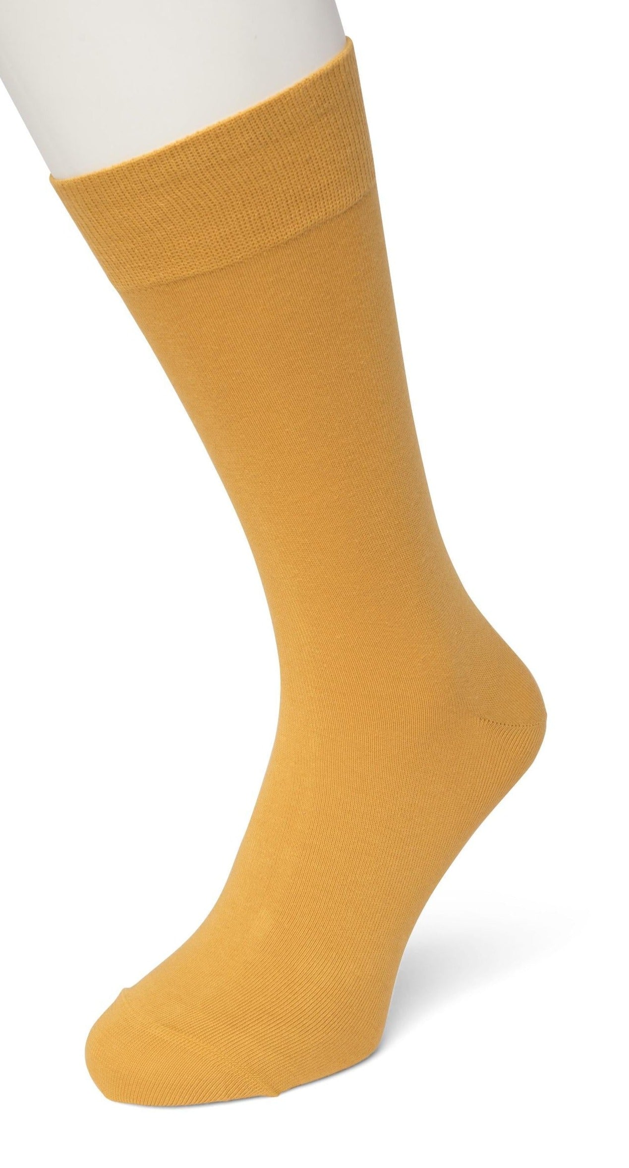 Bonnie Doon 83422 / BD632401 Cotton Sock -  Pale Mustard (ochre) ankle socks available in men and women sizes