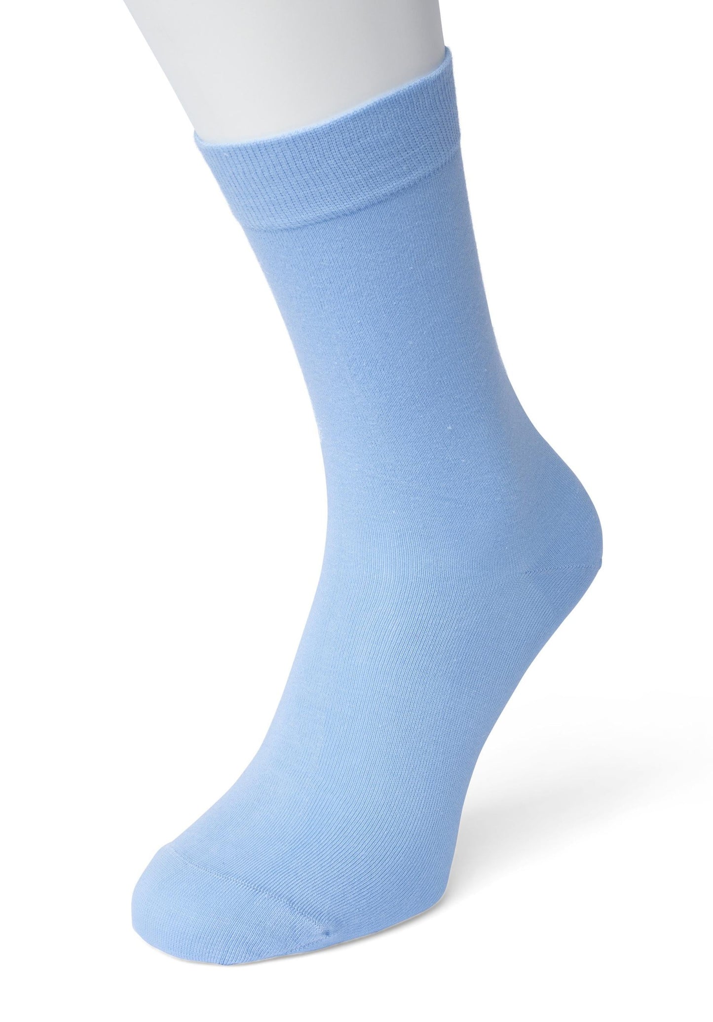 Bonnie Doon 83422 Cotton Sock - Pale powder blue ankle socks available in women sizes