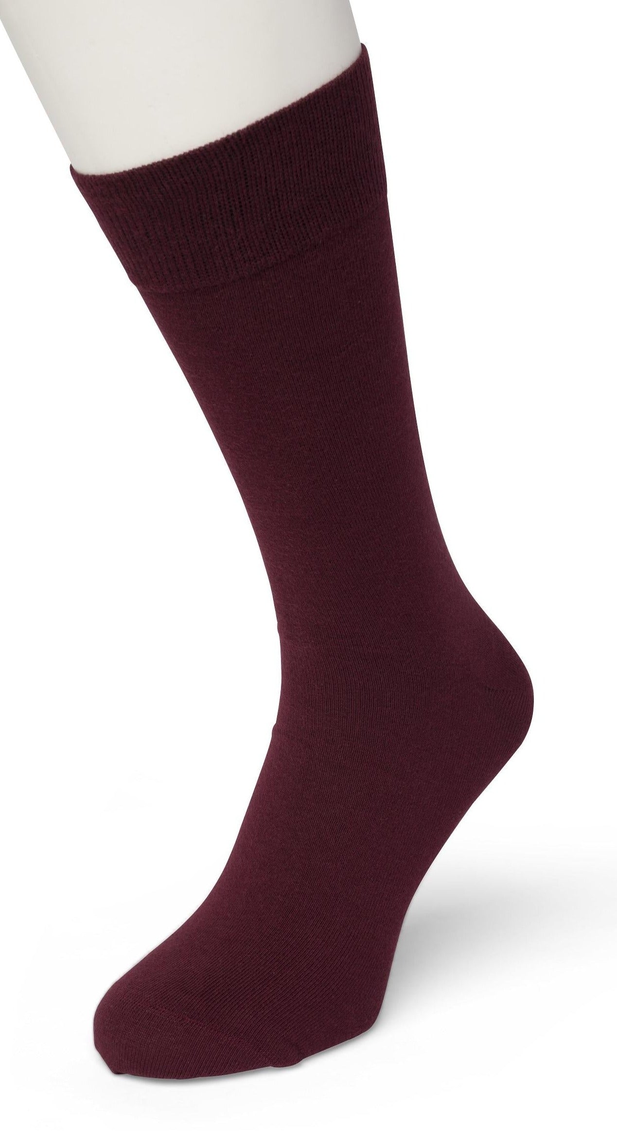 Bonnie Doon 83422 / BD632401 Cotton Sock - wine ankle socks available in men and women sizes.