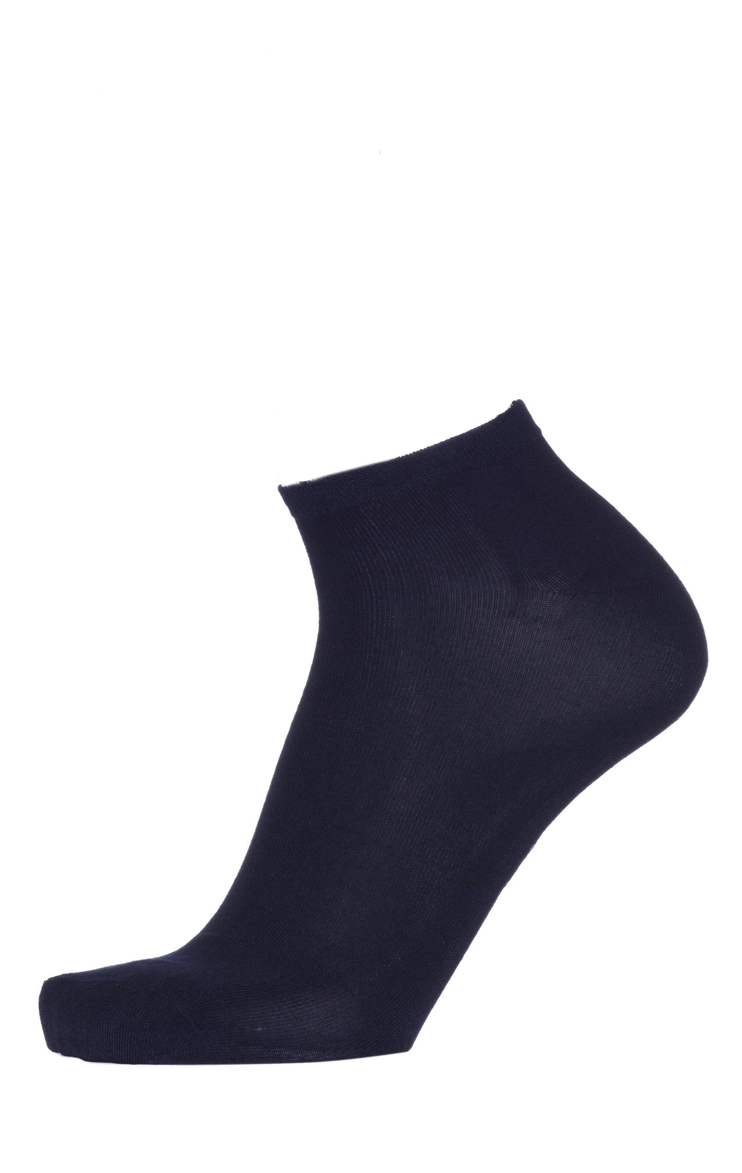 Bonnie Doon BD041099 Bamboo Short Sock - Navy soft and breathable bamboo mix low ankle socks.