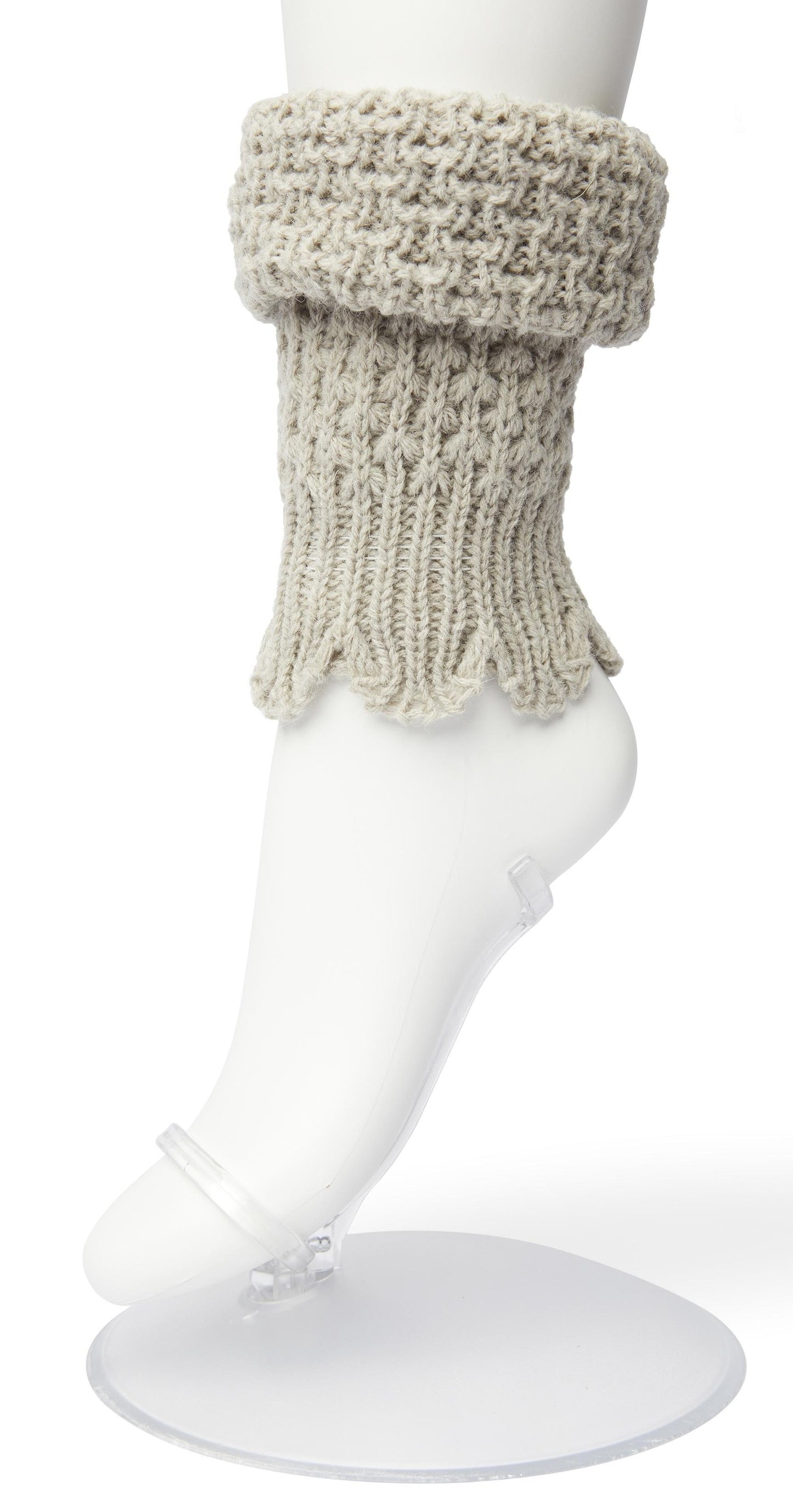 Bonnie Doon - Honeycomb Boot Top BN351789 - light grey (cement) leg warmer boot cuff