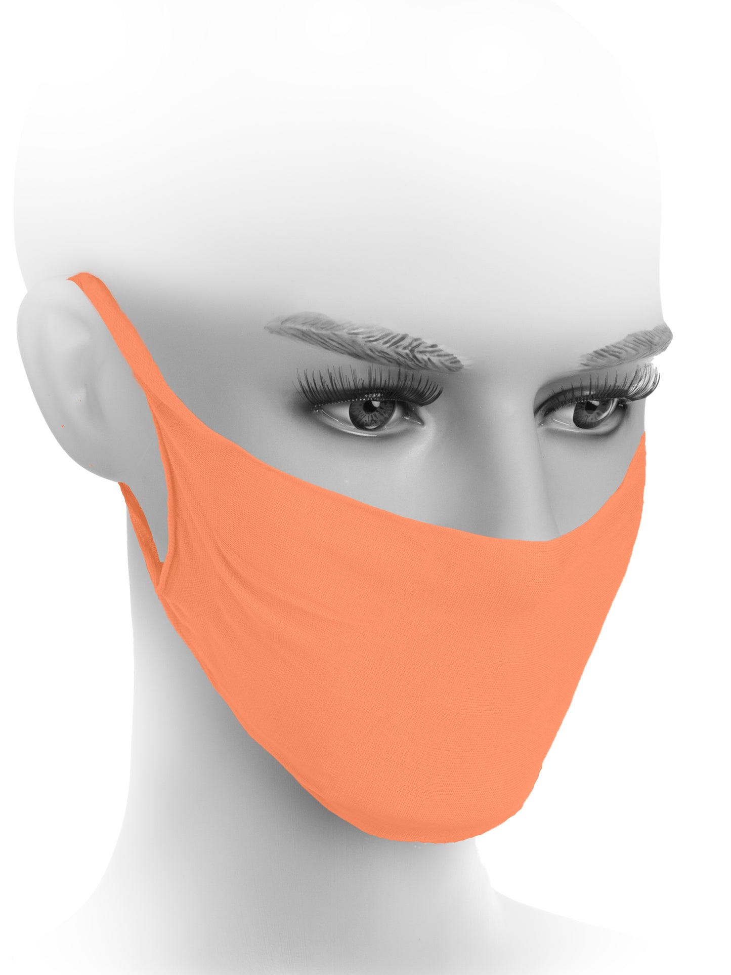 Fiore Hygiene Face Mask M0001 - face covering in bright neon orange
