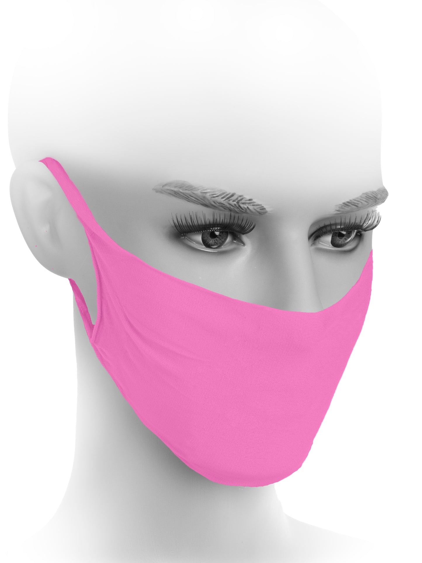 Fiore Hygiene Face Mask M0001 - face covering in bright neon pink