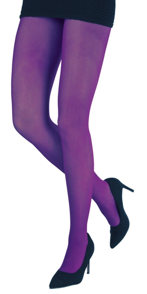 Emilio Cavallini 3 Dimensions Tights - 30 denier matte semi-sheer tights in purple