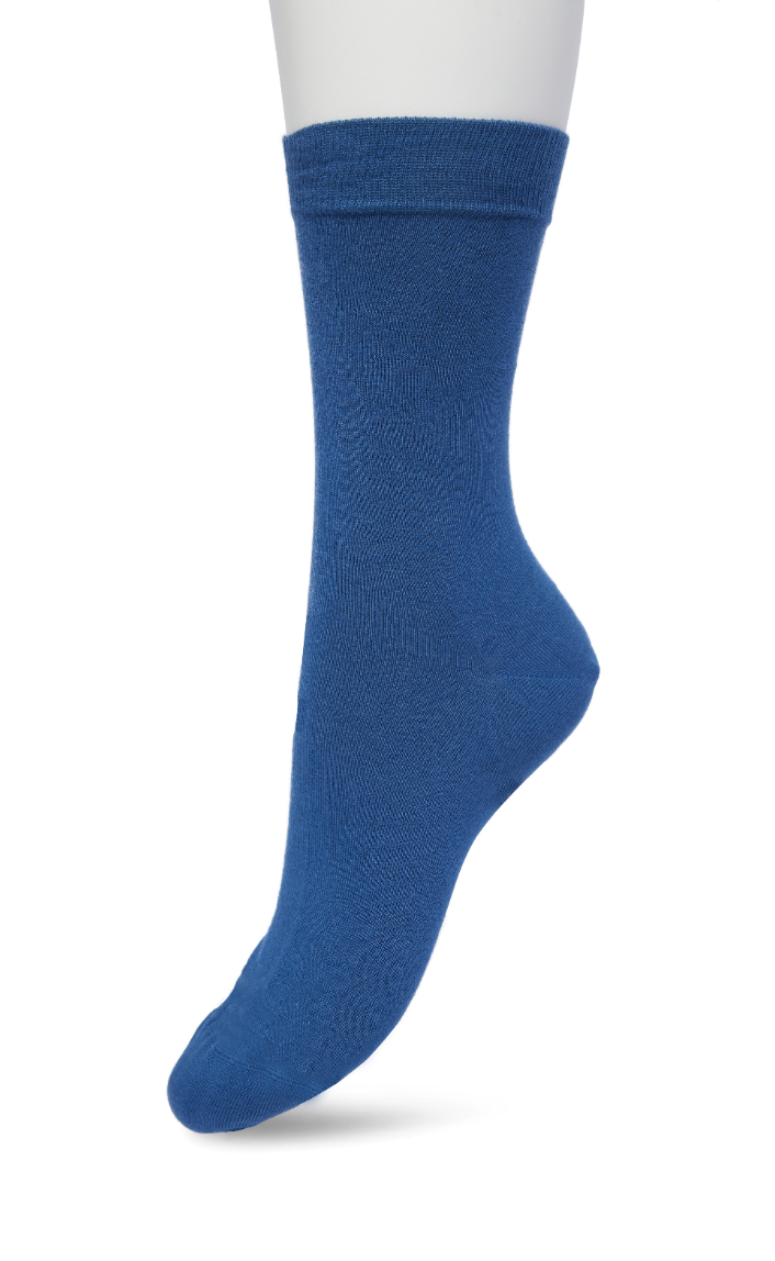 Bonnie Doon 83422 / BD632401 Cotton Sock -  Deep blue socks available in men and women sizes