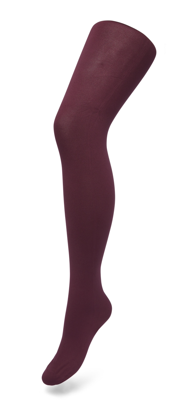 Bonnie Doon BN161912 Comfort Tights XXL - Burgundy (wine) 70 denier soft opaque plus size tights with an extra panel in the body, extra deep waistband and flat seams.