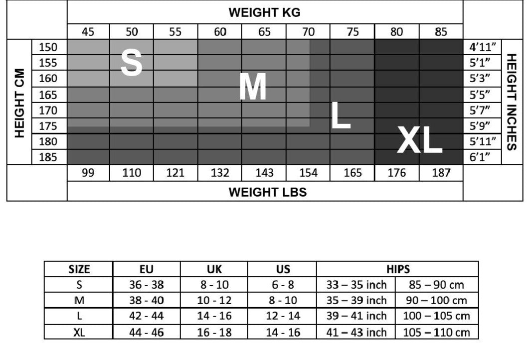 Ysabel Mora - Size Chart