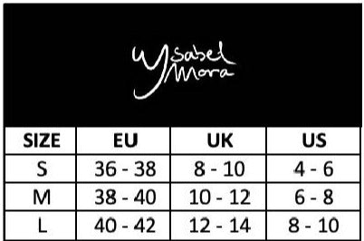 Ysabel Mora - Size Chart