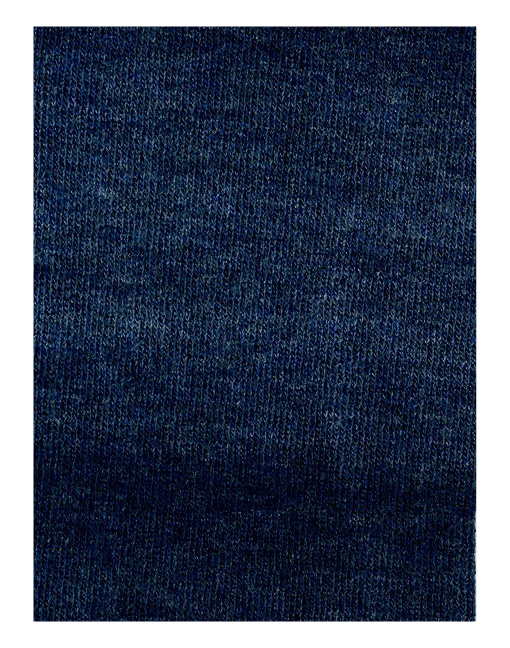 Soft viscose ankle socks in shades of blue with a soft roll top edge cuff.