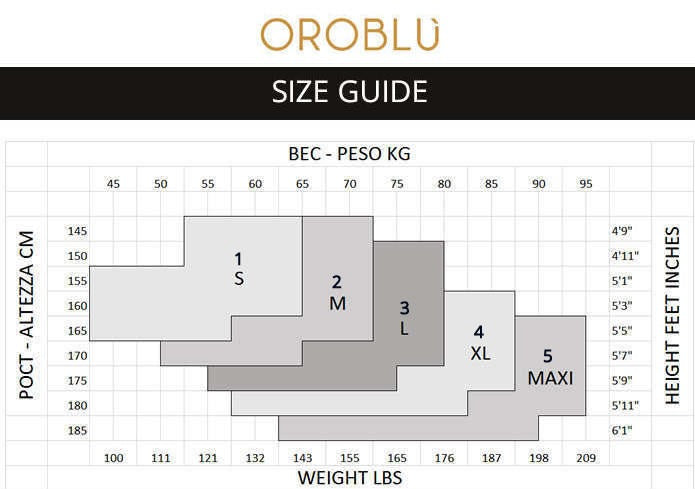 OroblÌ_ - Size Chart