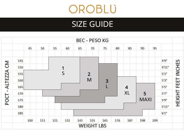 OroblÌ_ - Size Chart