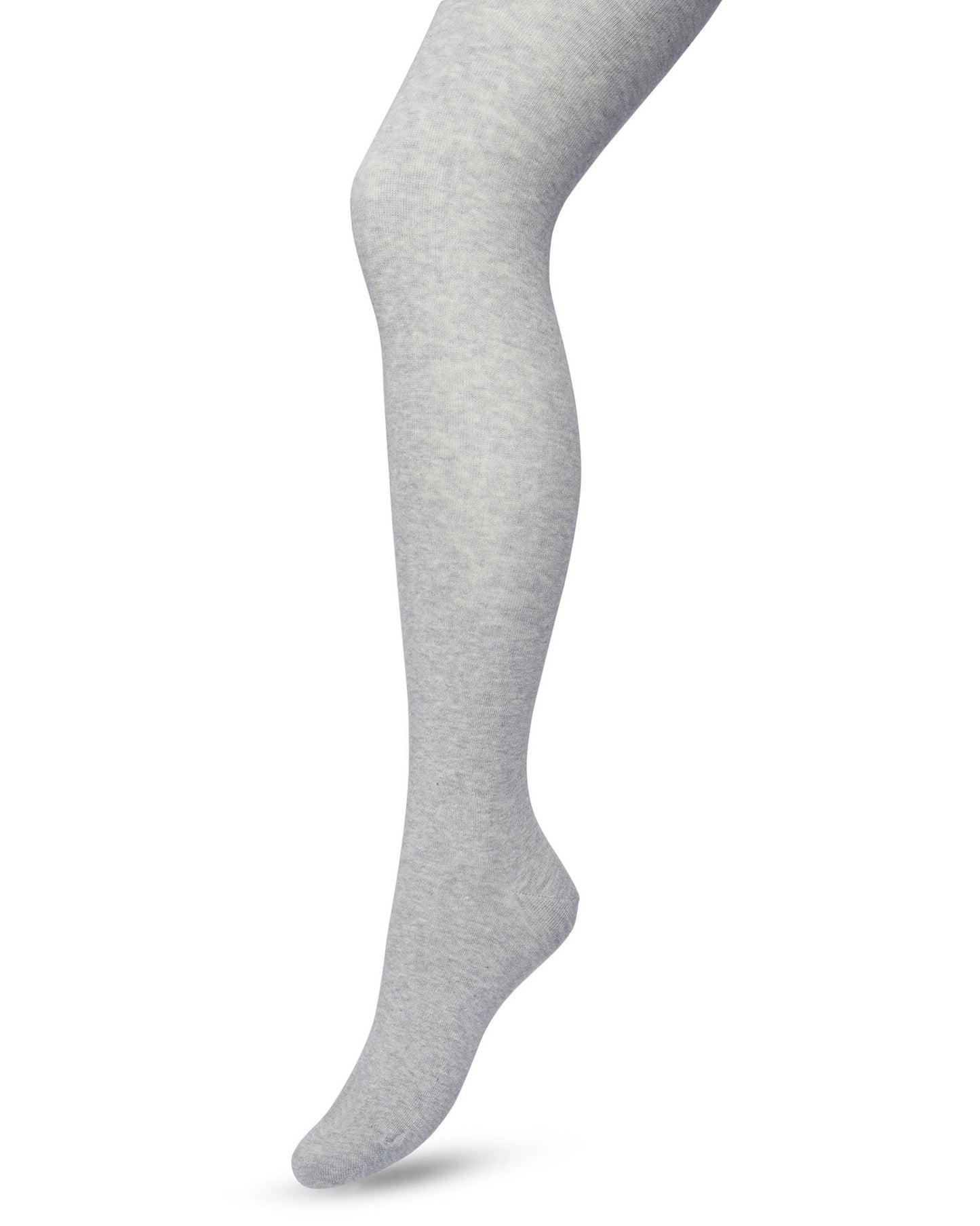 Bonnie Doon Bio Cotton Tights - Light grey warm and soft knitted organic cotton Winter thermal tights.