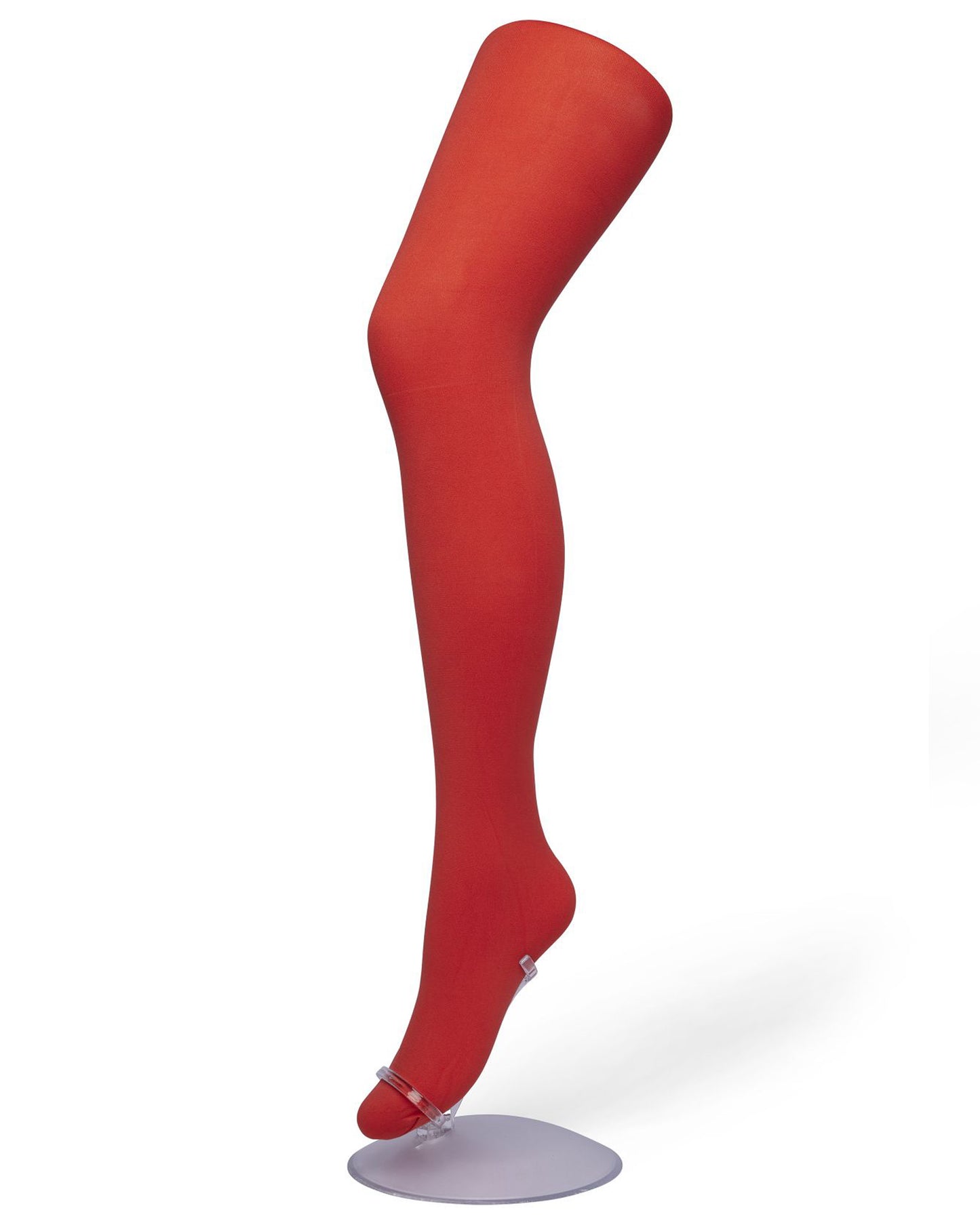 Bonnie Doon BN161911 Opaque Comfort 40 Tights - Orange (poinciana) soft opaque tights with a deep high waist band, gusset and extra panel in size XXL.