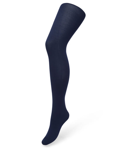 Bonnie Doon BN161912 Comfort Tights XXL -  Navy 70 denier soft opaque plus size tights with an extra panel in the body, extra deep waistband and flat seams.
