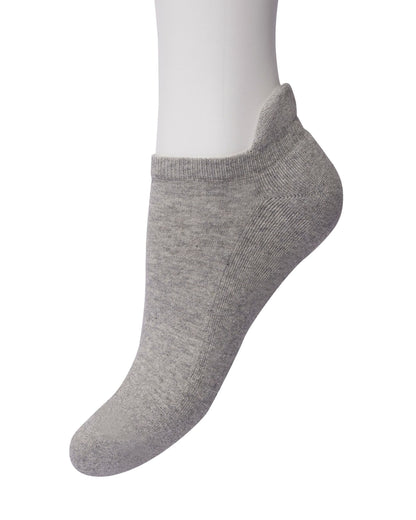 Bonnie Doon - BE631050 Cushion Short Sock - light grey low ankle cotton sports sock