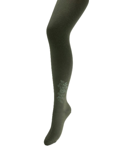Roses Cotton Tights