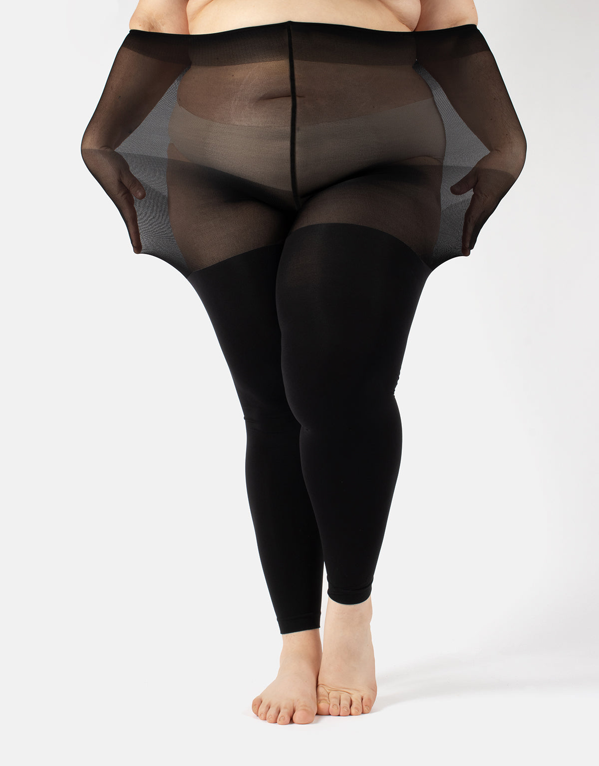 Calzitaly Curvy Footless Tights – Tights