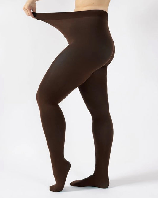 Opaque Coloured Tights Plus