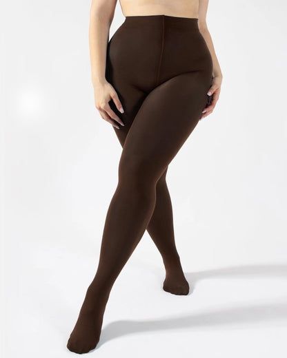 Opaque Coloured Tights Plus