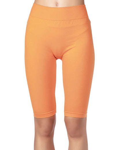 Emilio Cavallini 1385.15.2 Basic Cycling Shorts - orange biker shorts