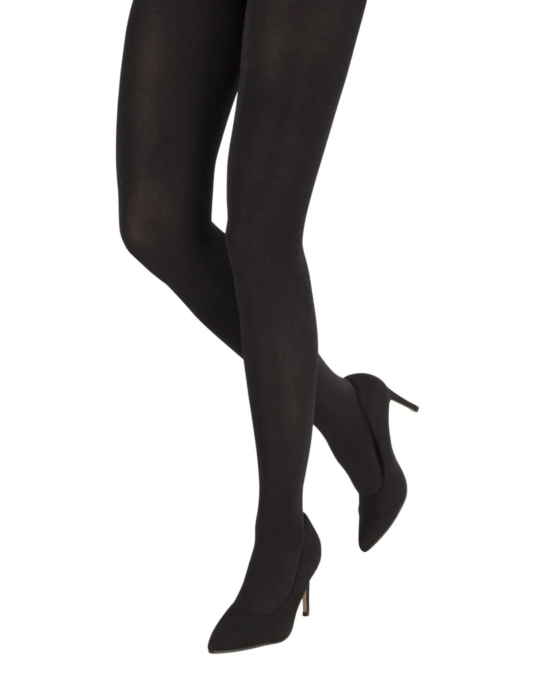 Emilio Cavallini 1258.1.10 Shiny Tights - black 200 denier ultra opaque gloss tights