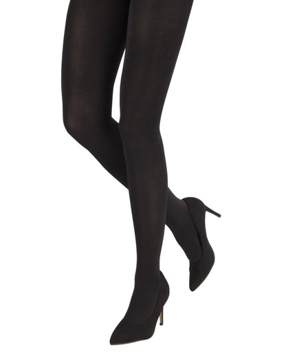 Emilio Cavallini 1258.1.10 Shiny Tights - black 200 denier ultra opaque gloss tights
