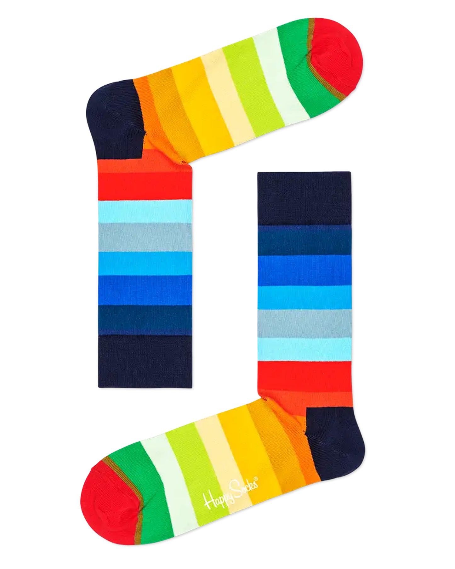Happy Socks XBD02-7300 Classic Holiday Sock Gift Set - Multicoloured vertical stripes. Available in men and women size.