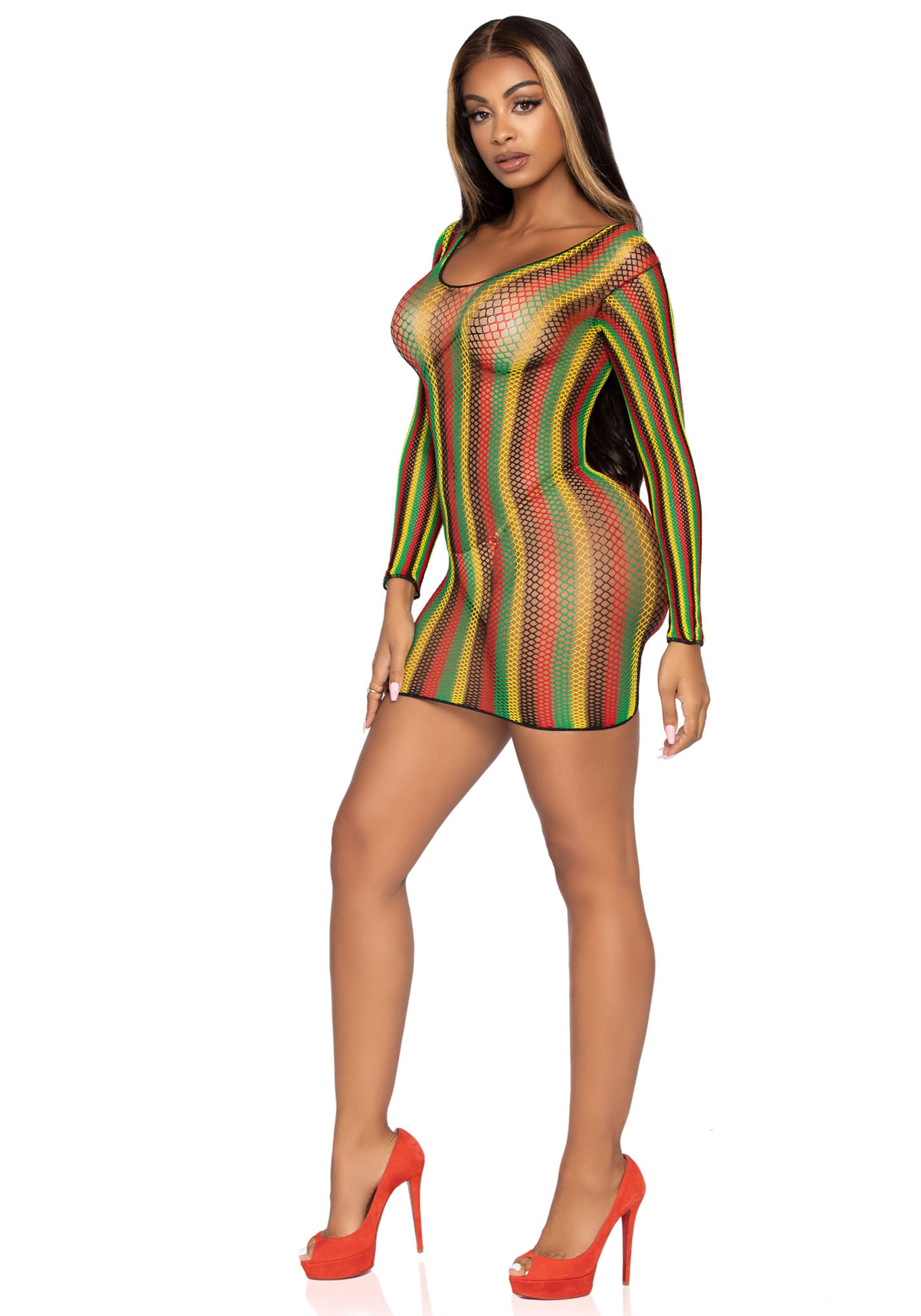 mini dress with tights Leg Avenue