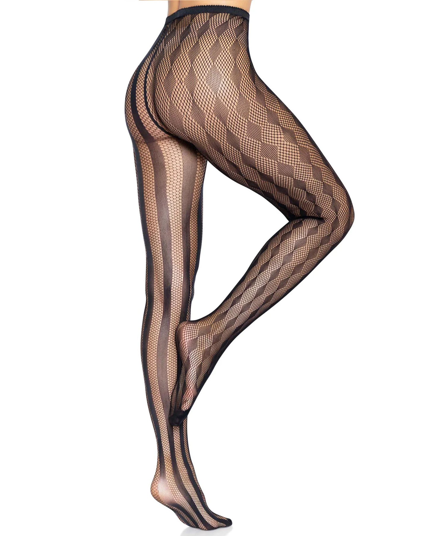 Harlequin Net Tights