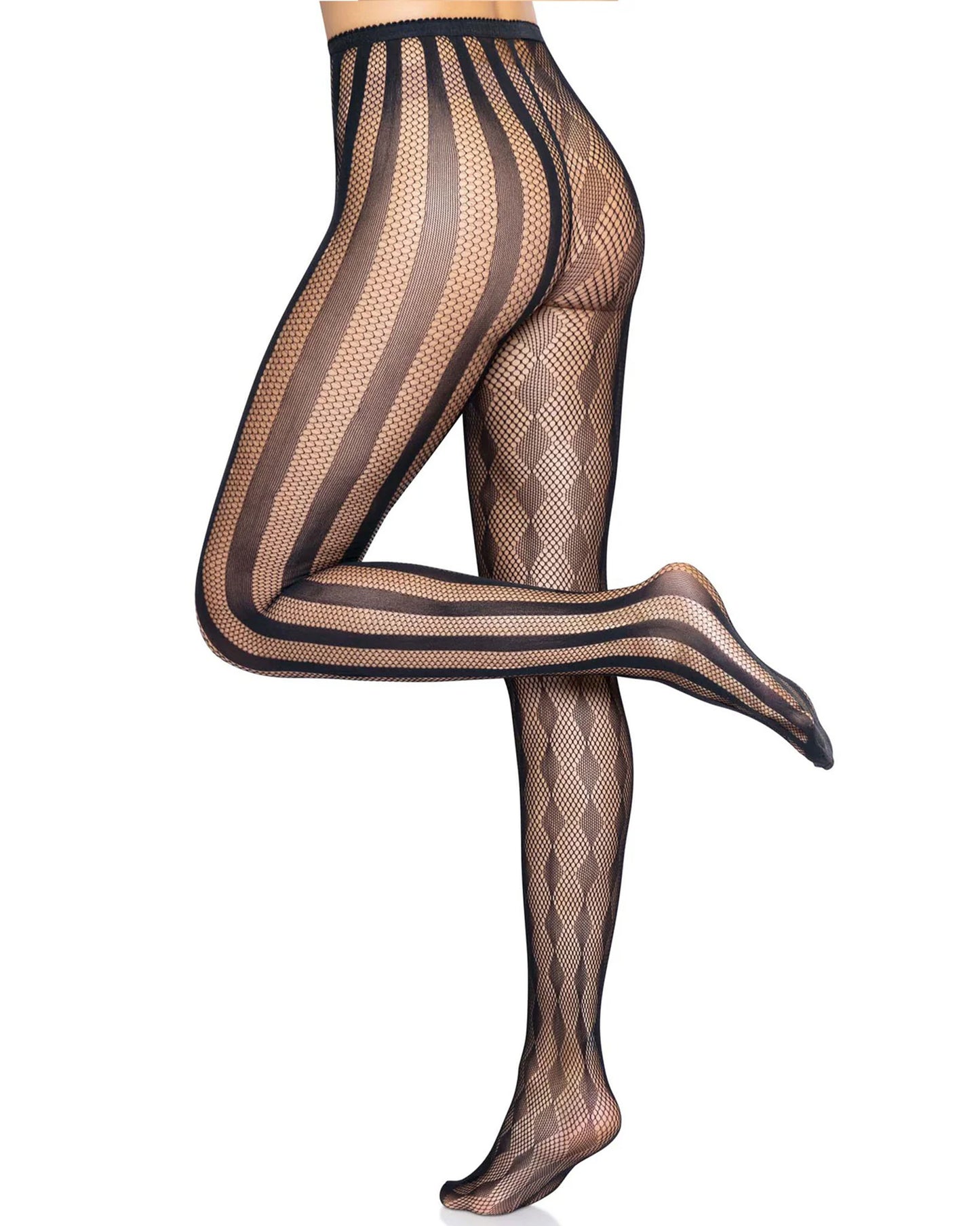 Harlequin Net Tights