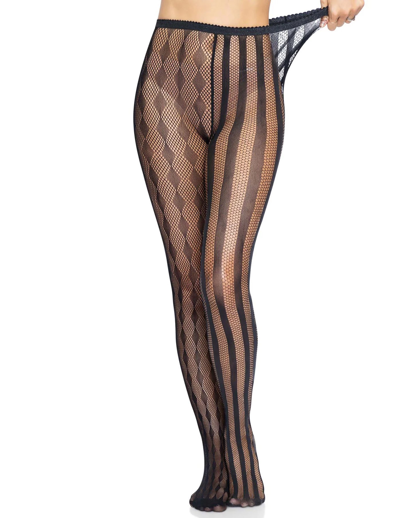 Harlequin Net Tights