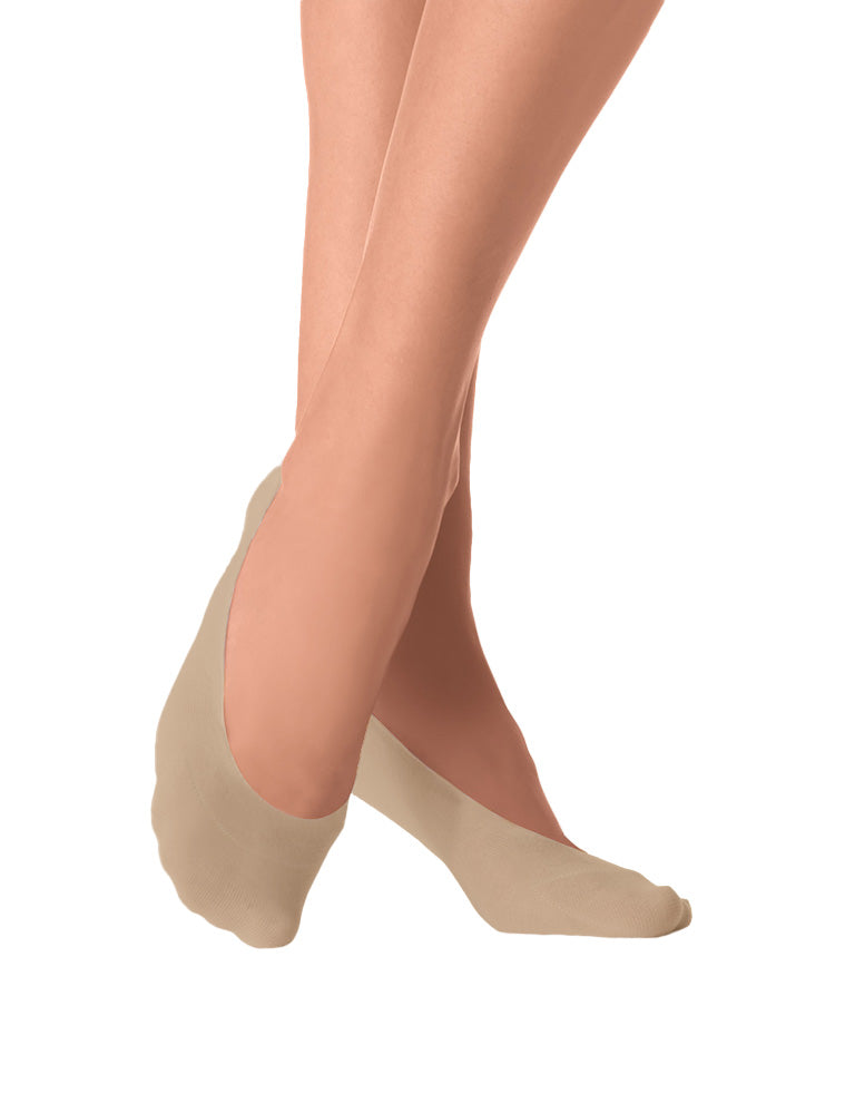 Omsa Salvapiede Cotone Feetcare - Natural nude cotton no show shoe liner socks, perfect for that no sock look