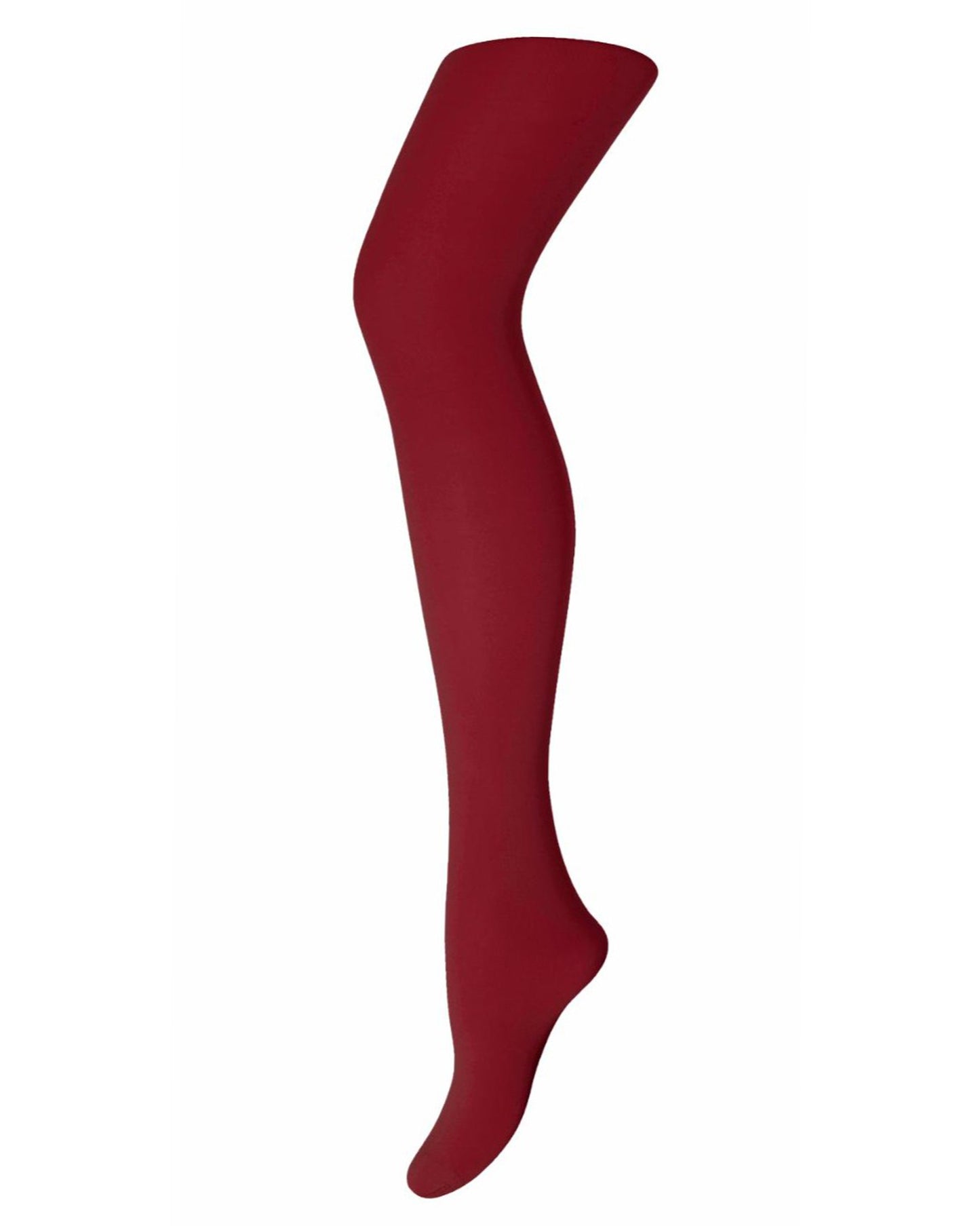 Sneaky Fox 60 Den Microfibre Tights - soft matte coloured opaque tights in wine