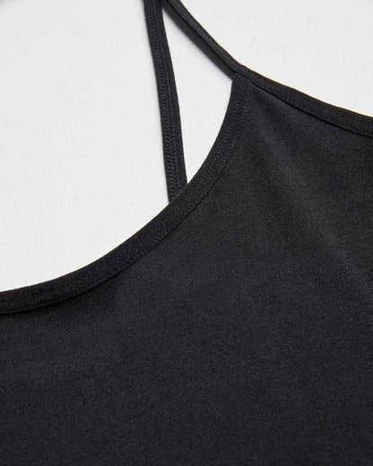 Ysabel Mora - 19105 Camiseta Tirante Fino - white seamless microfibre cami spaghetti string top, close up of trim and strap.