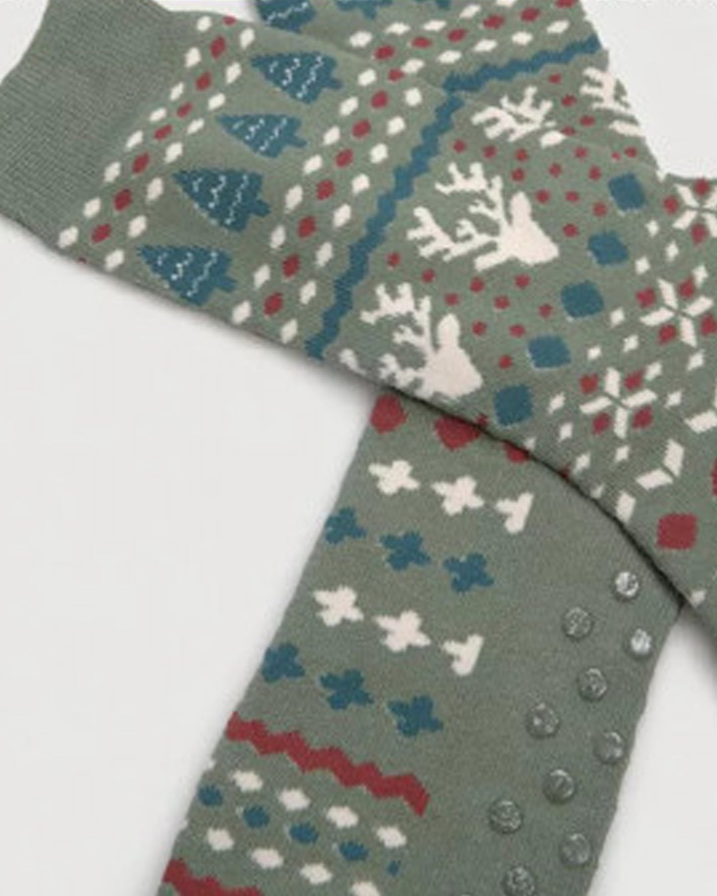 Ysabel Mora 22841 - xmas patterned slipper socks